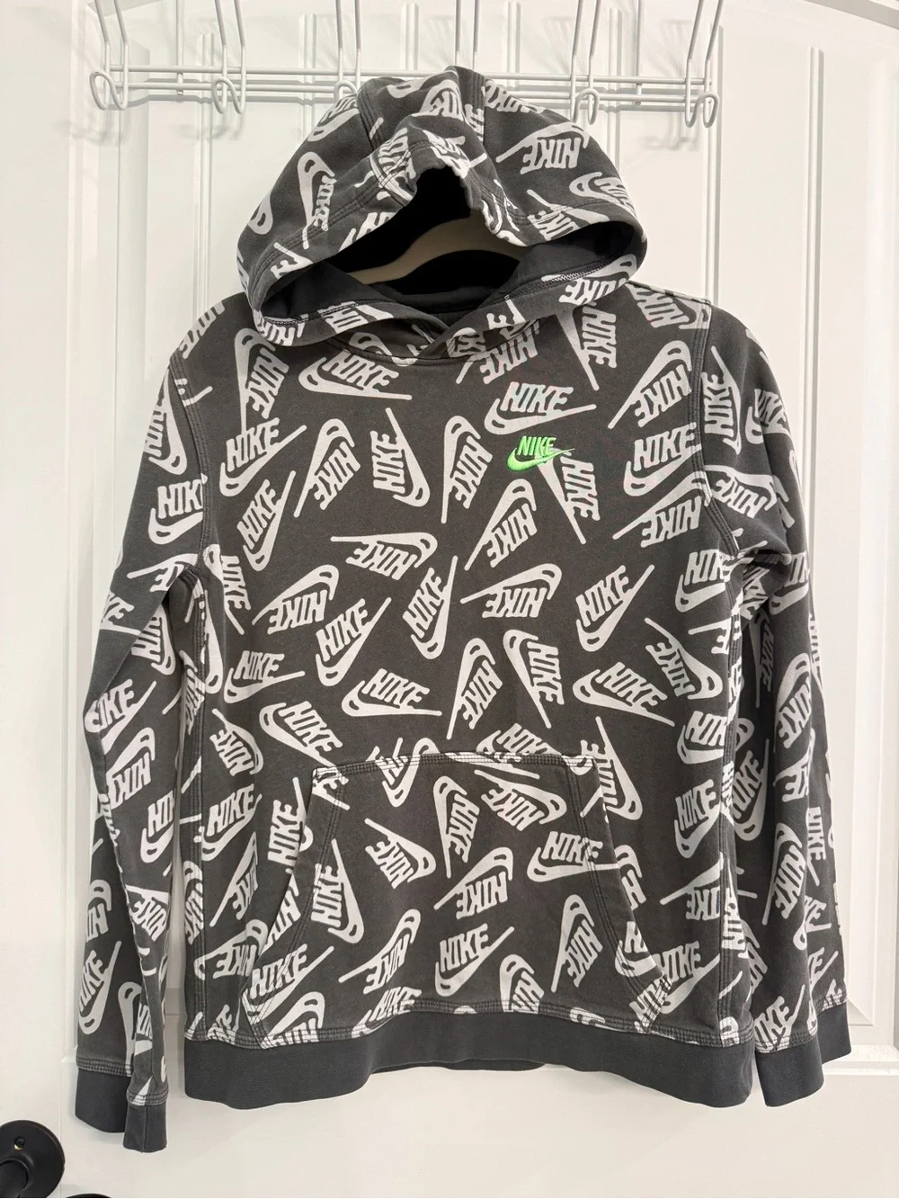 Nike size youth XL hooded sweatshirt.
